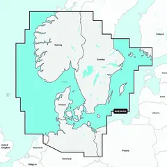 Garmin Maritime kart Skagerrak EU645L Garmin Navionics+ världsledande sjökort