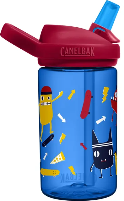 CamelBak Eddy+ Kids Bottle 0,4L Drikkeflaske, Skate Monster 