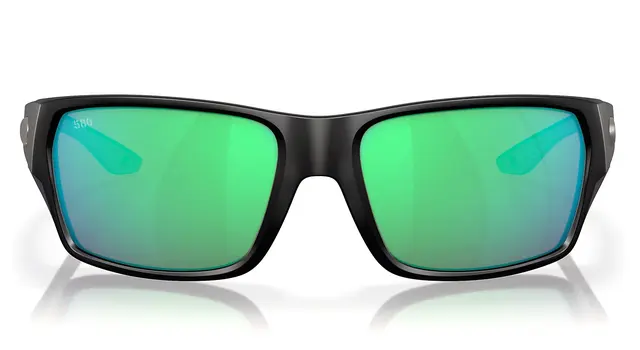 Costa Del Mar Tailfin Matte Black Green Mirror 580G #S 