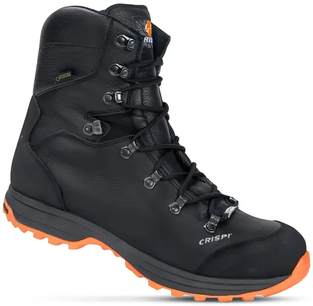 Crispi Oppdal GTX Black/Orange 43 Lätt och halvhög jaktstövel med GoreTex 