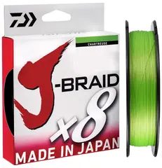 Daiwa J-Braid X8 150m - 0,18mm Chartreuse