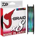 Daiwa J-Braid X8 300m - Multi-colour Ekte japansk 8 tråds fletteline