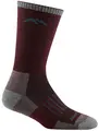 Darn Tough Hunter Boot Burgundy L Midweight Hunting Sock,  Damesokker