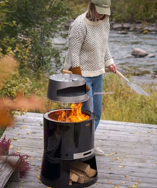 Espegard Pizzaovn til bålpanne For steking av pizza på bålpanne 