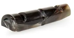 Eurohunt Dogwistle from Buffalo Horn 7cm Tosidig hundefl&#248;yte av buffalo horn