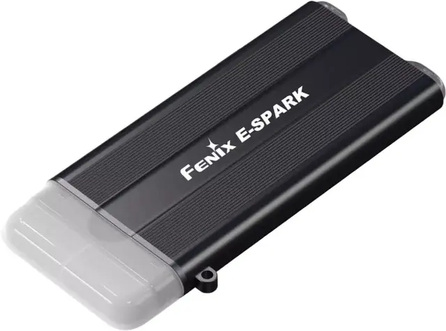 Fenix E-Spark Lykt/Powerbank 100lm Oppladbar minilykt med powerbankfunksjon 