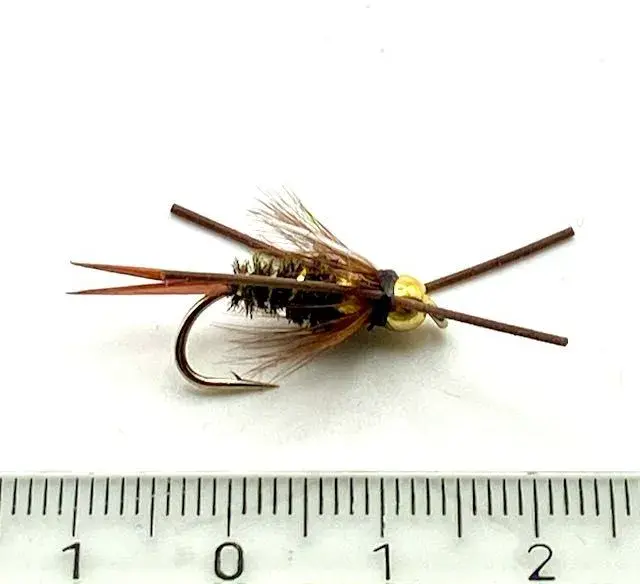 Prince Nymph-Double Bead Brown #8 