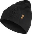 Fj&#228;llr&#228;ven Classic Knit Hat Black Strikkelue i merinoull