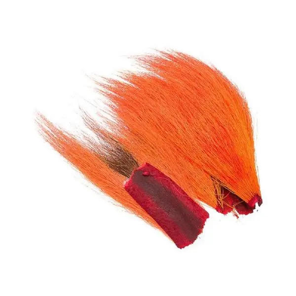 Wapsi Bucktail Piece Fluo Fire Orange Högkvalitativ bucktail 