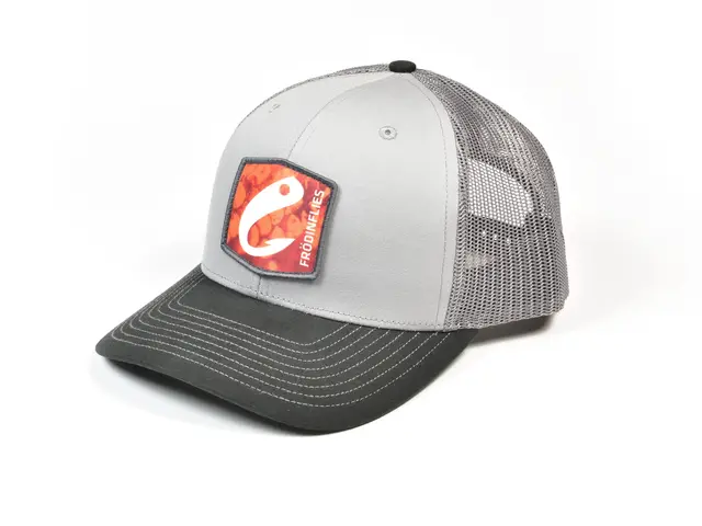 Frödin Logo Trucker Cap Black Steel Grey 