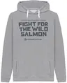 Frödin Wild Salmon Hoodie Grey L Heather Grey