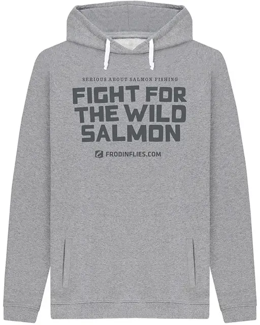 Frödin Wild Salmon Hoodie Grey L Heather Grey 