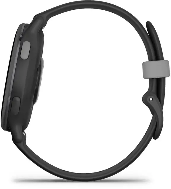 Garmin vívoactive 5 Black Slate Skifergrå med sort urkasse og silikonrem 