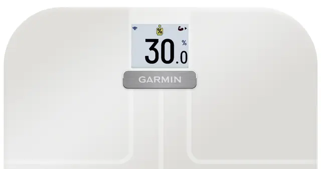 Garmin Index S2 Smart Scale Hvit Smartvekt med trådløse funksjoner 