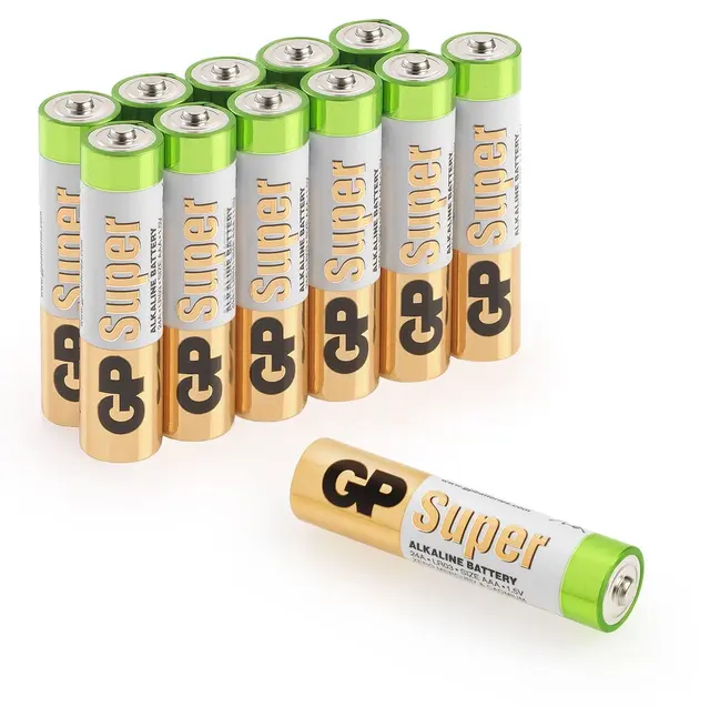 GP Super Alkaline AAA-batteri 12-pack 