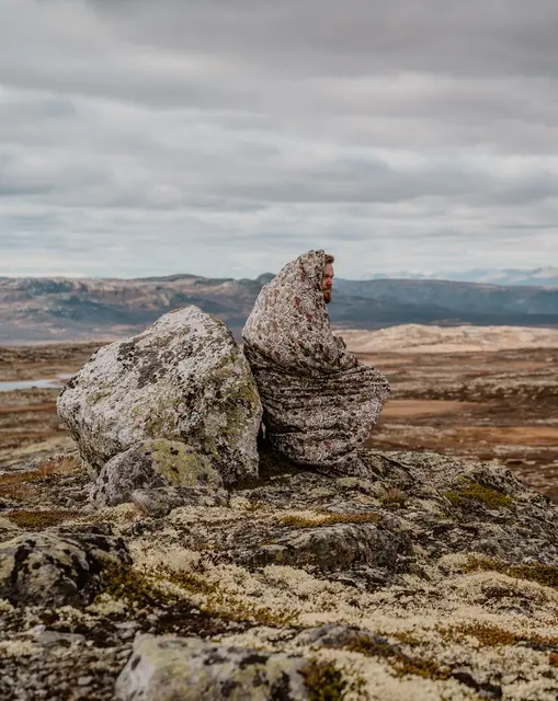 Nordic Hawk Jaktduk Thermo Isolert fjellduk med fjellkamuflasje 