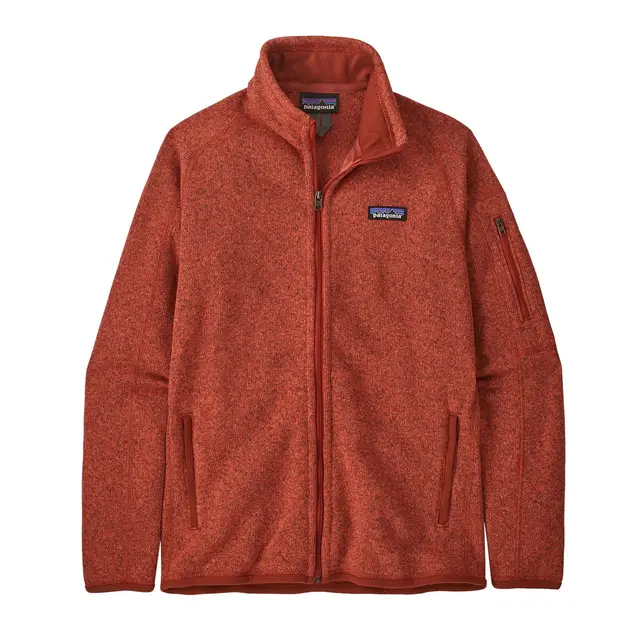 Patagonia W Better Sweater Jkt Red M Pimento Red fleecejakke til dame 