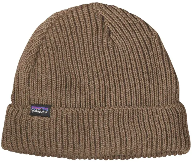 Patagonia Fishermans Rolled Beanie Ash Tan, One Size 