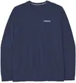 Patagonia LS P-6 Responsibili-Tee L Classic Navy LongSleeve t-shirt med logo