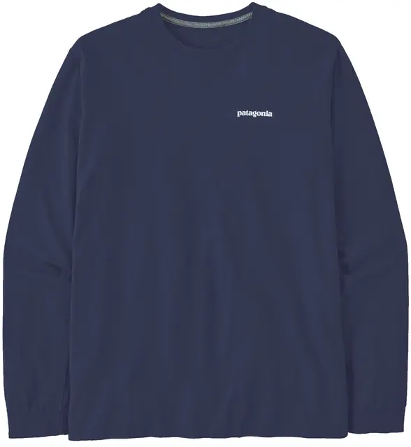 Patagonia LS P-6 Responsibili-Tee XS Classic Navy LongSleeve t-shirt med logo 