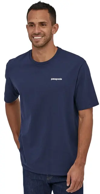 Patagonia M P-6 Logo Responsibili-Tee S Classic Navy T-skjorte med patagonialogo 