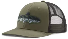 Patagonia Take a Stand Trucker Hat Wild Waterline: Basin Green