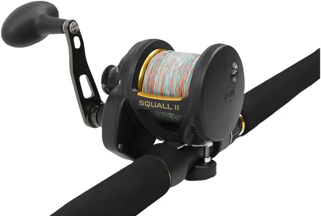 Penn Squall Boat Lever Drag 30-50lb Havfiskesett 