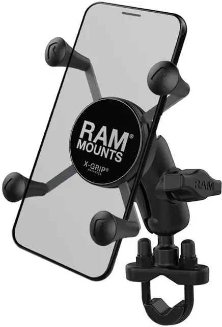 RAM X-Grip Phone Mount w/U-Bolt Base Telefonholder med u-bolt feste til rør 