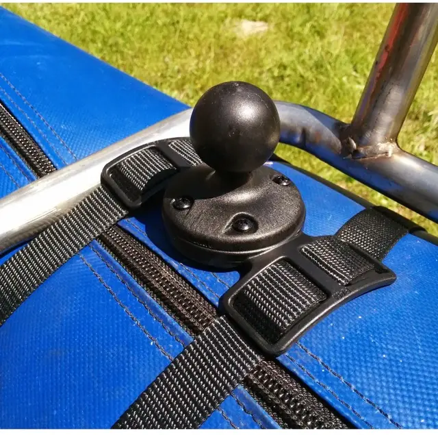 RAM Float Tube Strap Adapter Ball Base Stoppfeste med RAM C-kule til bellybåt 