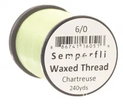 Semperfli Classic Waxed Thread Chart Chartreuse 6/0