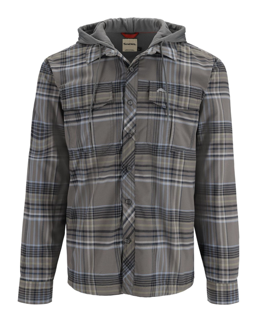 Simms Coldweather Hoody Gunmetal Neo Plaid XL 