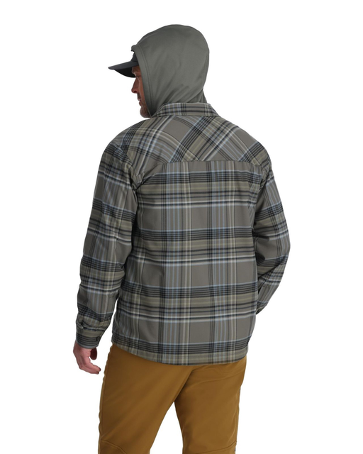 Simms Coldweather Hoody Gunmetal Neo Plaid XL 