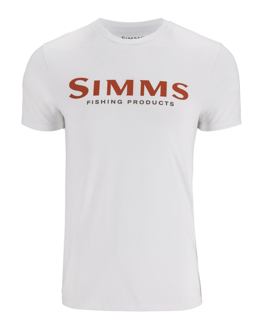 Simms Logo T-Shirt Pure White L 