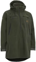 Swedteam Alpha M Anorak HuntingGreen S Anorak i laminerat vindt&#228;tt fleecetyg