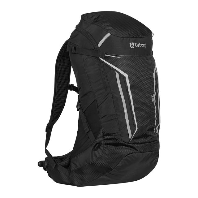 Urberg Glacier Backpack 35L Black Lett dagstursekk 