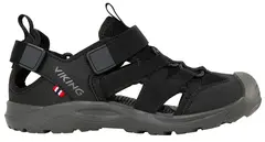 Viking Adventure Sandal 2V Black/Char 29 Terr&#228;ngsandal f&#246;r barn och unga