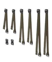 Vorn GS6 Gate Strap 6-pack 6 stropper og 2 spenner, DLS-serie