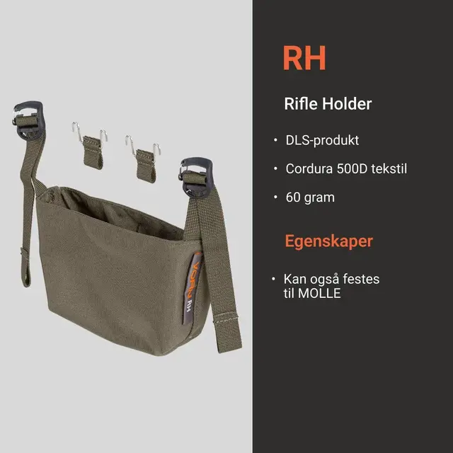 Vorn RH Rifle Holder Våpenholder, DLS-serie 