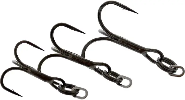 Westin Rigged Seatrout Treble Black #8 5stk treblekroker rigget med splittring 