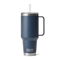 Yeti Rambler Straw Mug 1,2L Navy Stor isloert drikkekopp med sugerør